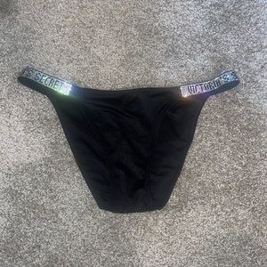 Shine strap bikini bottom Victoria secret